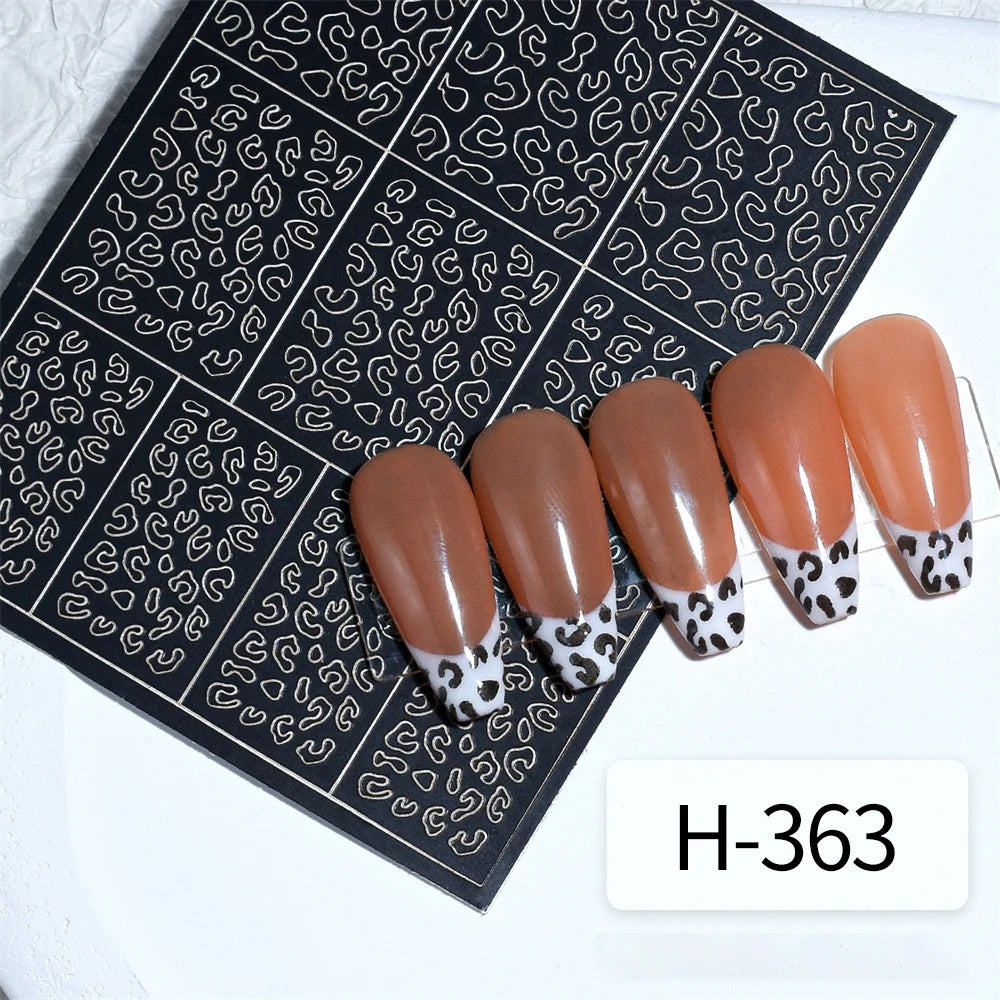 Nail Art Stencils & French Manicure Spray Templates