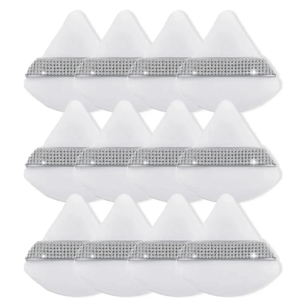 Triangle Crystal Velvet Setting Powder Puff – Diamond Ribbon