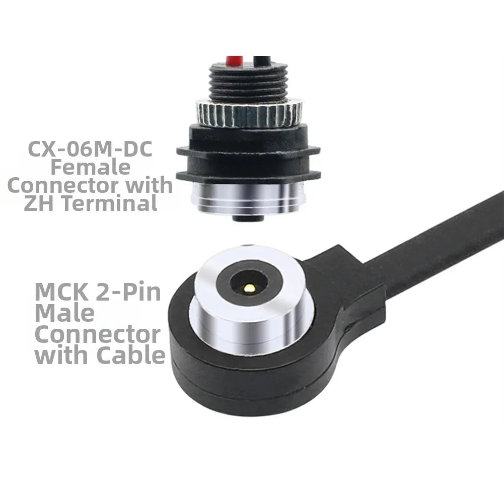 Waterproof Magnetic Connector 2.8A 12V – Short-Circuit Protection