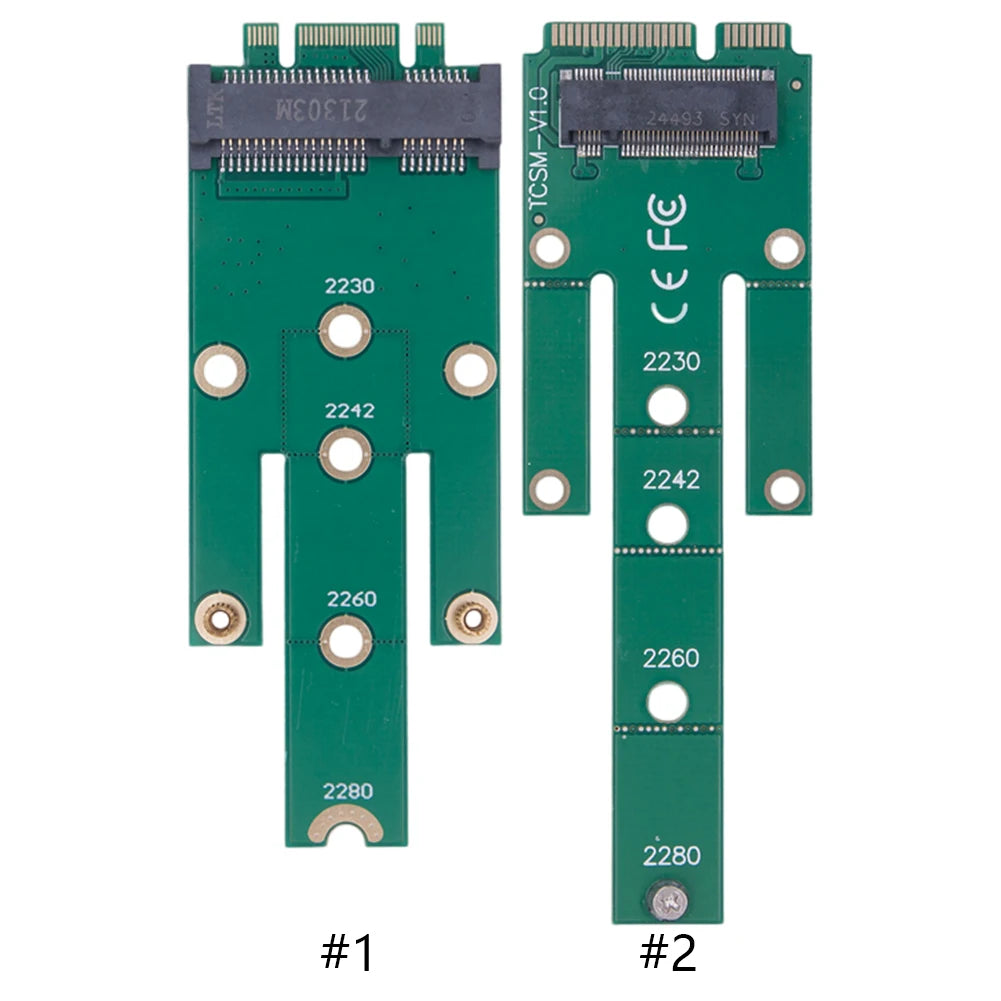 mSATA to M.2 NGFF SSD Adapter Card | 2242/2260/2280 SSD Adapter Card PRIMED