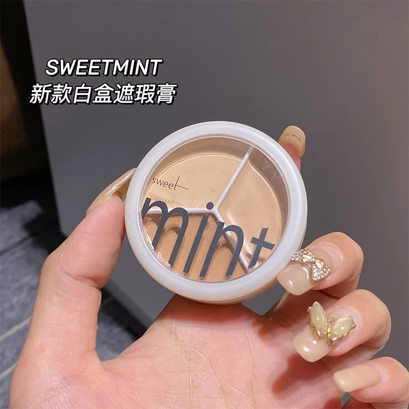 SWEETMINT 3-Shade Waterproof Concealer Cream – All Skin Types Face Concealer Cream PRIMED Concealer Cream