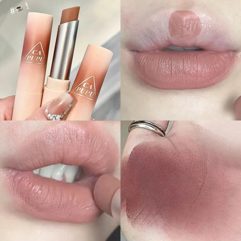 ZYXUAQIR Matte Velvet Lipstick – Waterproof Long-Lasting Lip Tint