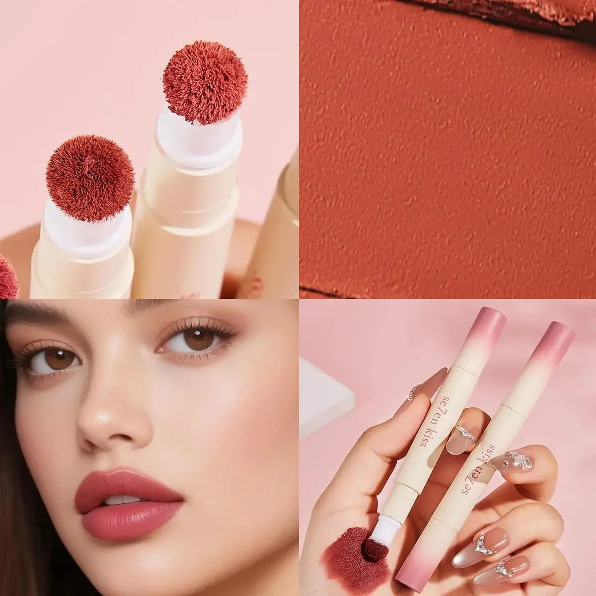 Se7en Kiss Velvet Matte Air Cushion Lip Cream | Waterproof