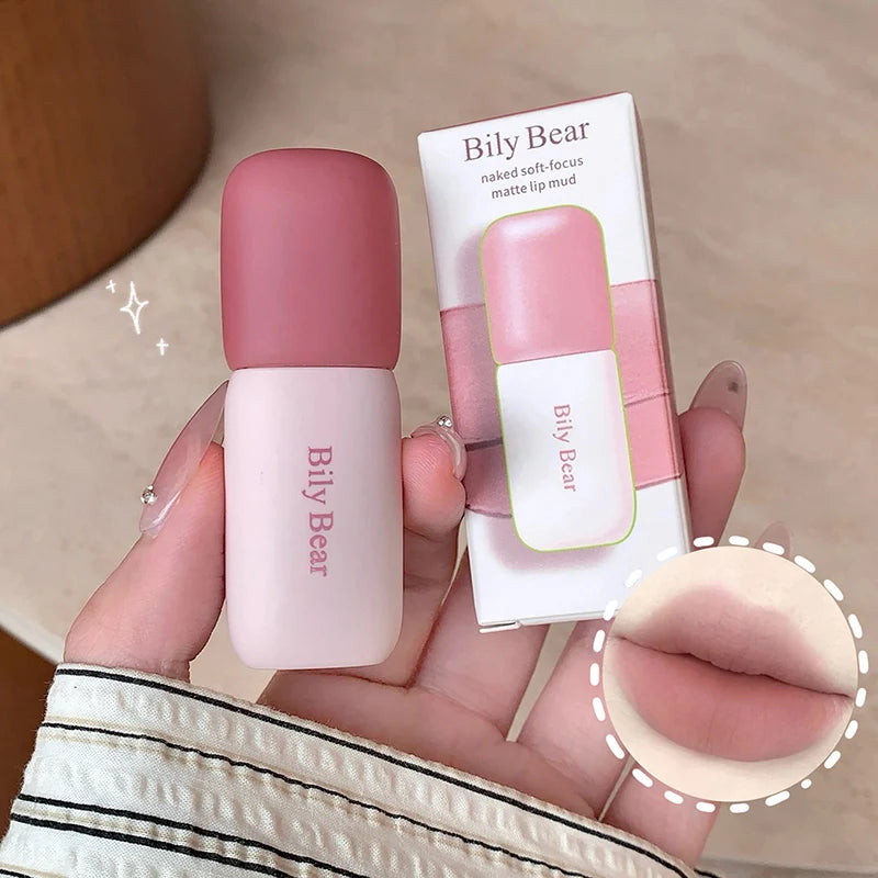 Soft Matte Liquid Lipstick – Nude Pink Velvet Lip Cream