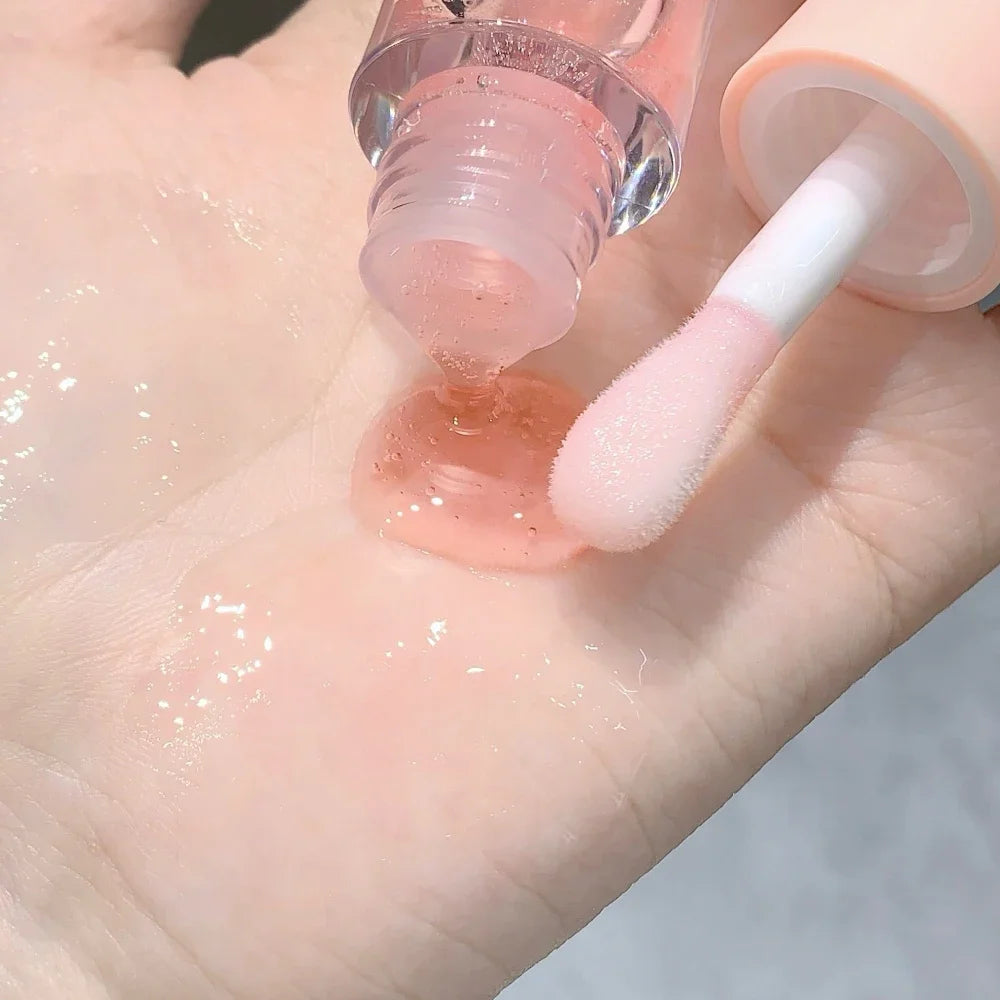 SHAQINUO Crystal Jelly Lip Oil – Hydrating Mirror Gloss