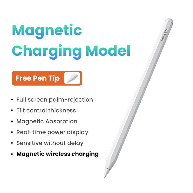 UGREEN iPad Stylus Pen – USB-C, Palm Rejection & Tilt iPad Stylus Pen PRIMED Magnetic Charging Russian Federation