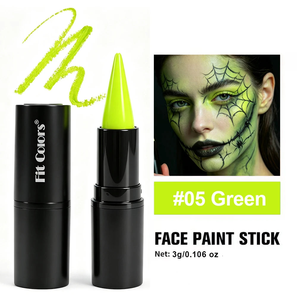 Halloween Face & Body Paint Stick – Waterproof Cosplay Lipstick Face & Body Paint PRIMED 05 3g