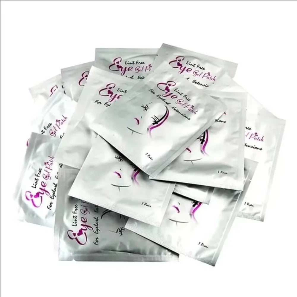 50 Pairs Hydrogel Under Eye Pads – Cloud Shape Lash Patches Lash Extension Pads PRIMED