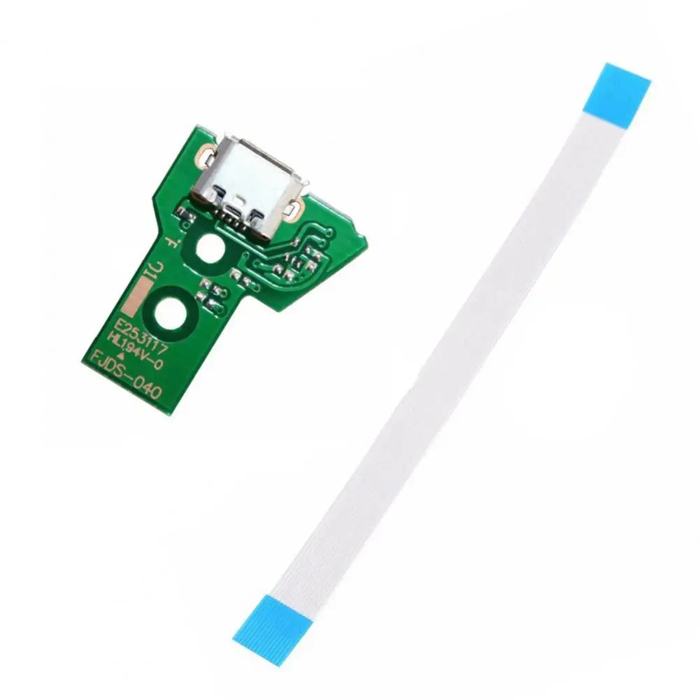 PS4 Controller USB Charging Port Board 12Pin Flex JDS-030/040/055 Controller Repair Part PRIMED