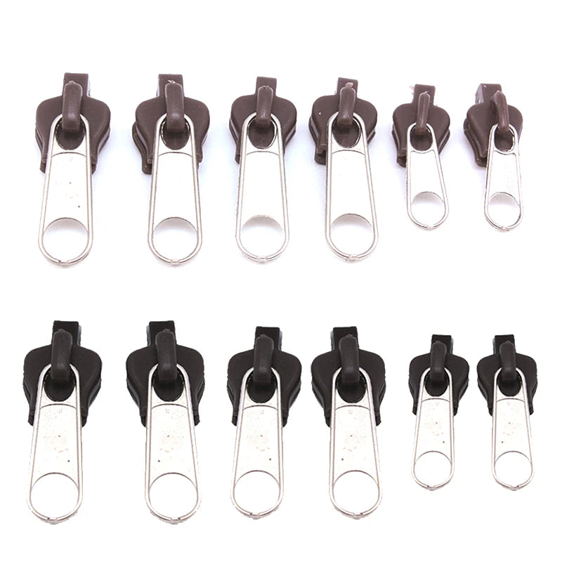 6-Piece Universal Zipper Repair Kit – DIY Zip Slider Set