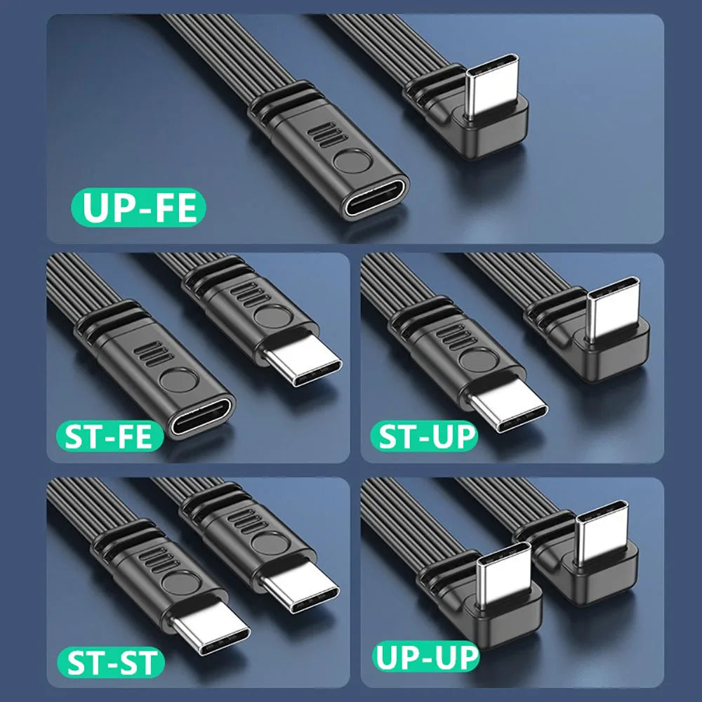 USB-C 90° Elbow Extension Cable – 45W & 480Mbps Data USB-C Extension Cable PRIMED