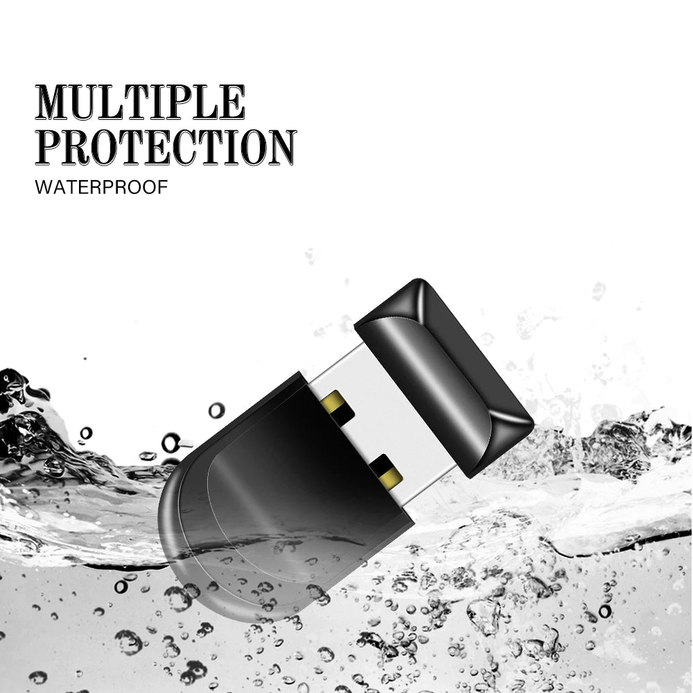 JASTER Super Mini USB Flash Drive 16GB–128GB + Key Chain USB Flash Drive PRIMED