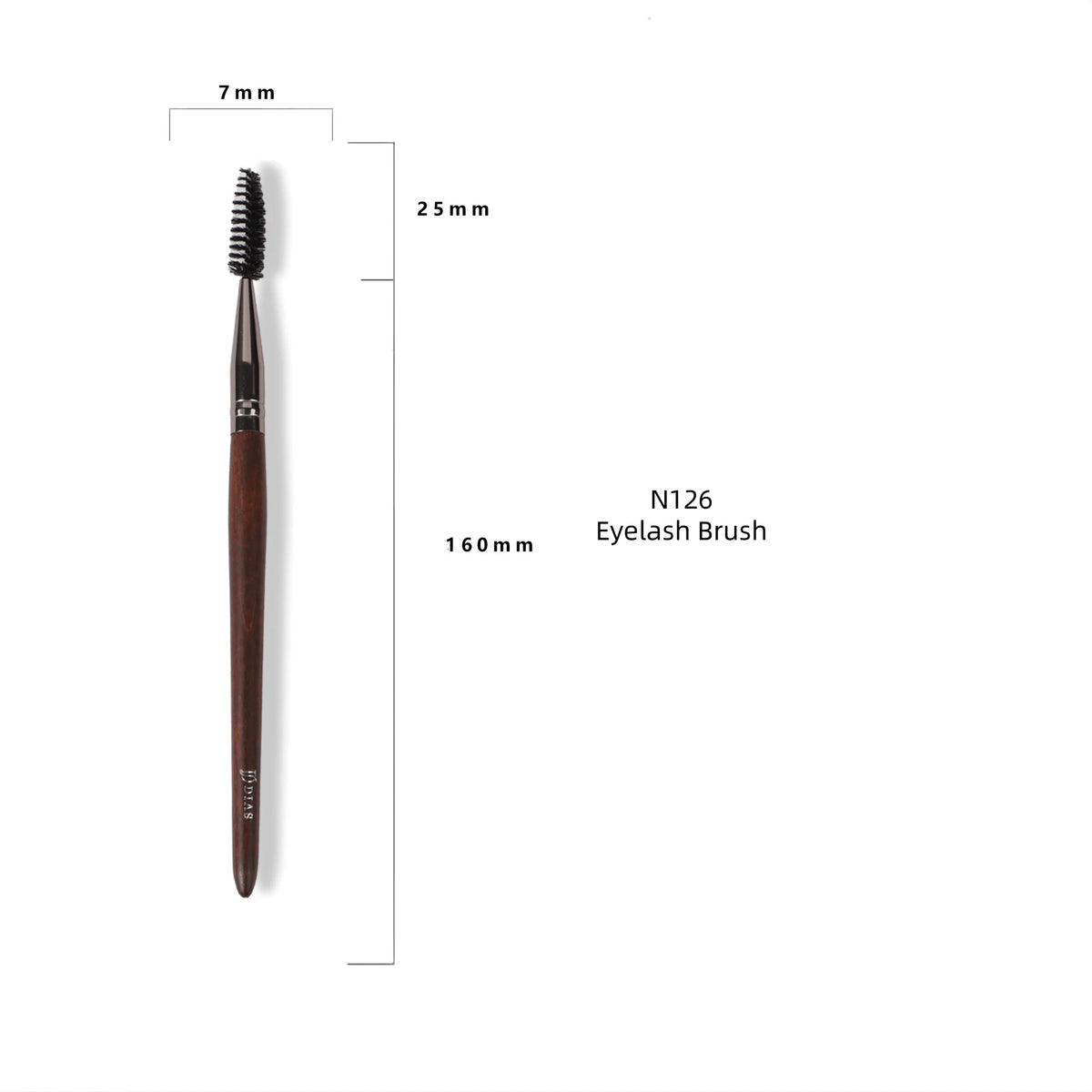 Goat Hair Makeup Brush Set – Foundation, Blush & Eyeshadow