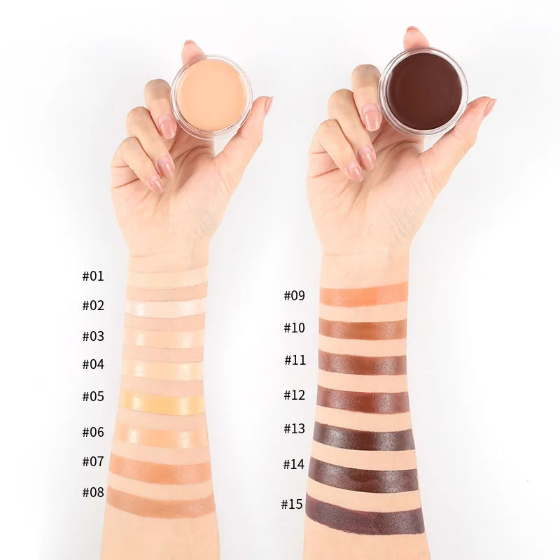 Blana 15-Shade Full Coverage Waterproof Concealer Cream