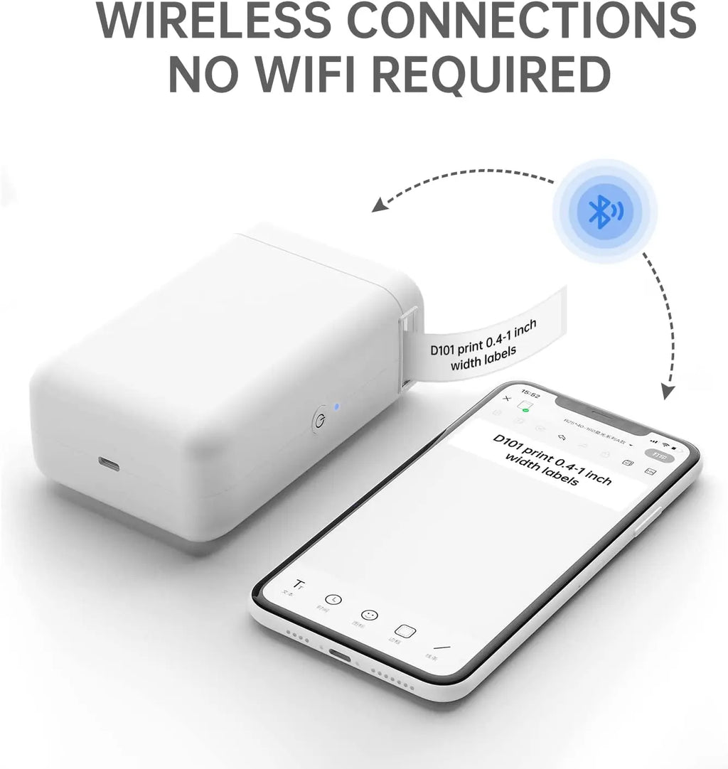 Niimbot D101 Portable Inkless Bluetooth Thermal Label Printer Thermal Label Printer PRIMED