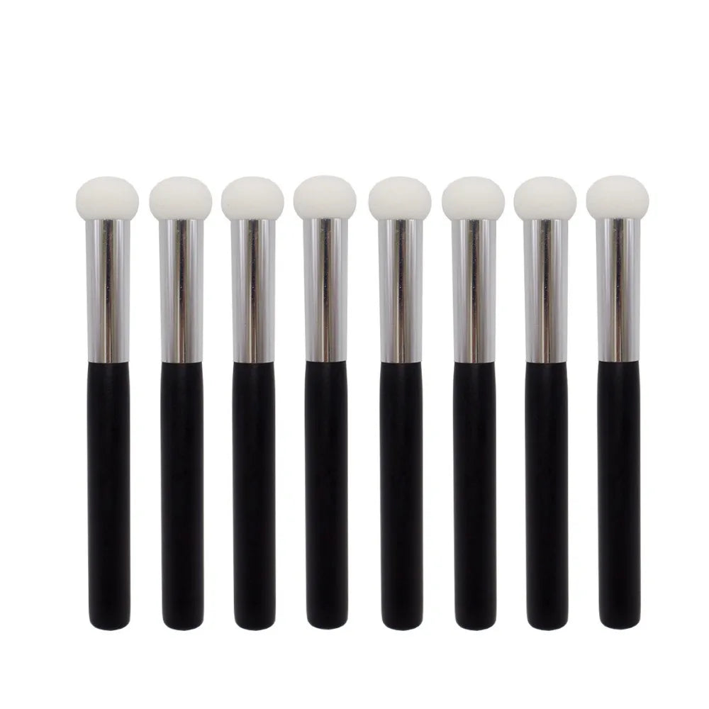 8-Pc Mushroom Head Sponge Makeup Brush Set | Foundation