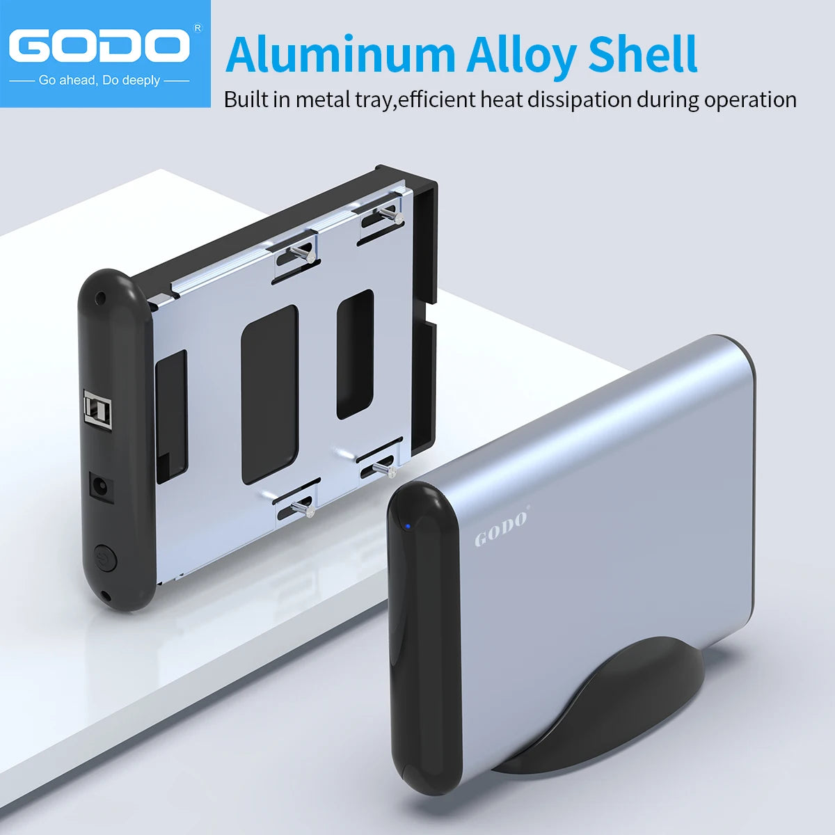 GODO USB 3.0 Aluminum HDD Docking Station 3.5" SATA SSD HDD Docking Station PRIMED