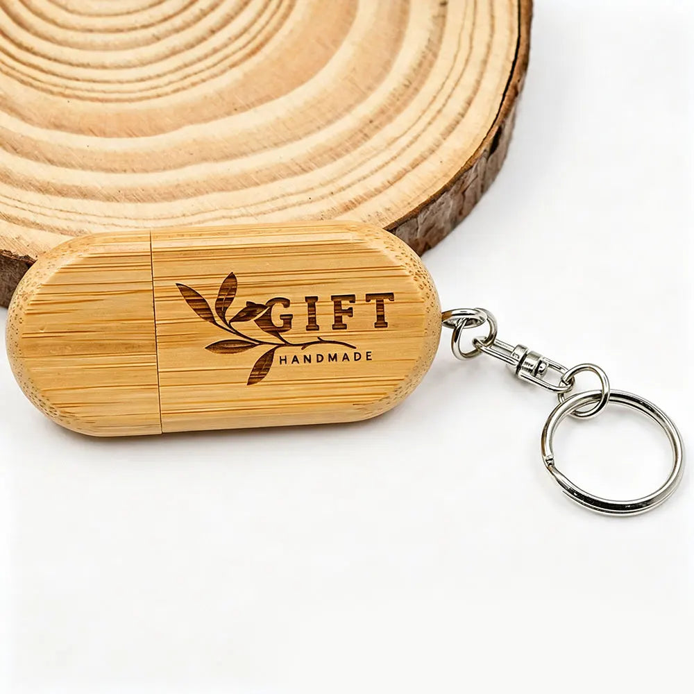10-Pack Custom Logo Maple Wood USB 3.0 Flash Drives 8–128GB Wooden USB Flash Drive PRIMED