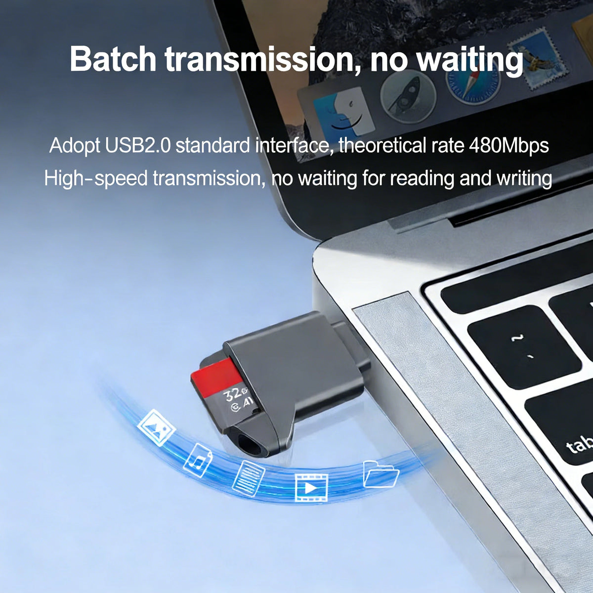 USB Type-C Mini TF Card Reader – Up to 2TB | High Speed Memory Card Reader PRIMED