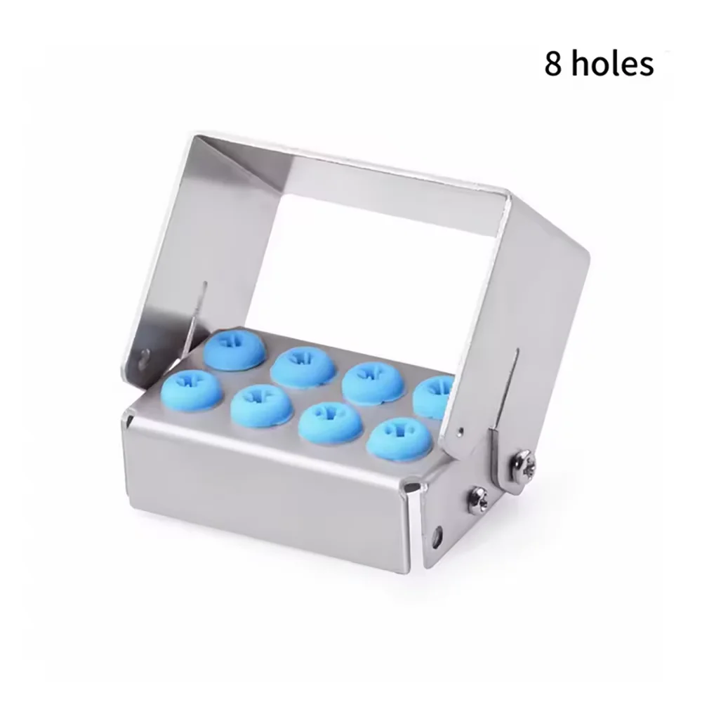 Stainless Steel Dental Bur Holder | 8/12/30 Holes Autoclavable