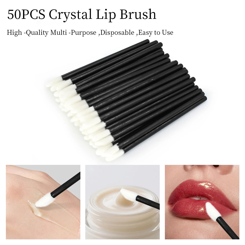 200Pcs Eyelash Extension Microbrush & Lip Brush Kit | Bulk Set Makeup Brush Kit PRIMED