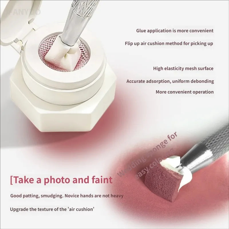 Air Cushion Patting Nail Gel – Gradient Ombre UV LED Polish Nail Art Gel PRIMED