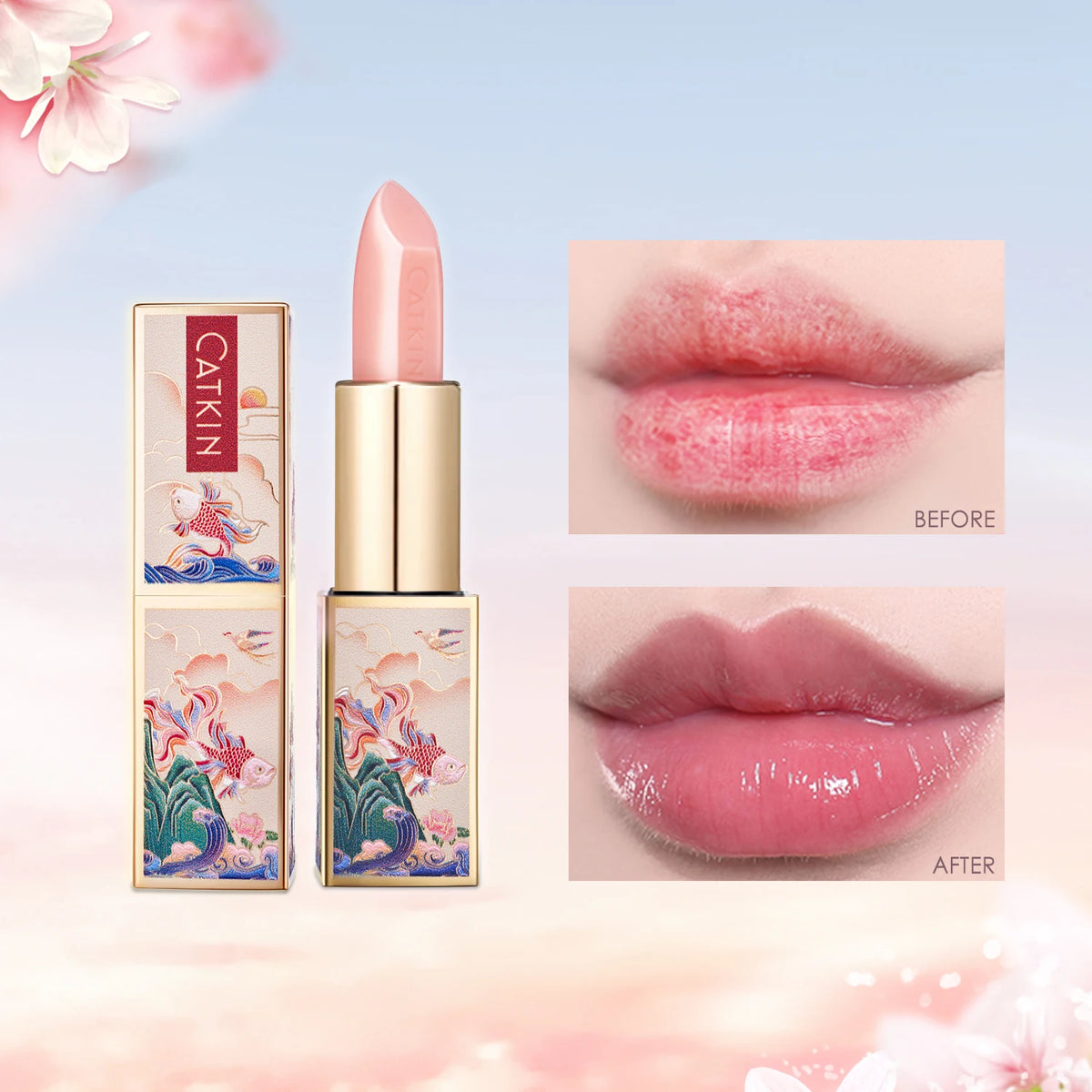 CATKIN Moonlight Colour-Changing Lip Balm Set of 3 | pH Glow Colour-Changing Lip Balm PRIMED