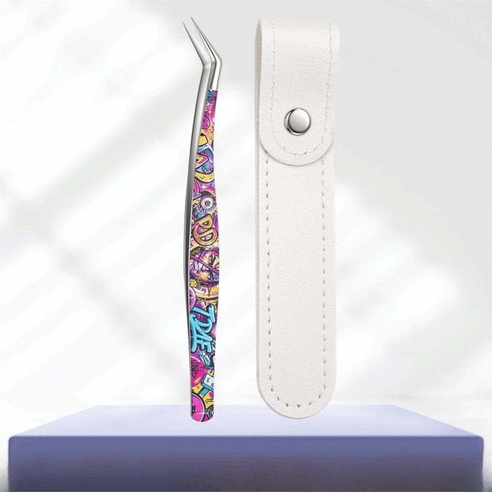 Curved Precision Tweezers – Stainless Steel Lash & Craft Tool Precision Tweezers PRIMED Style 2