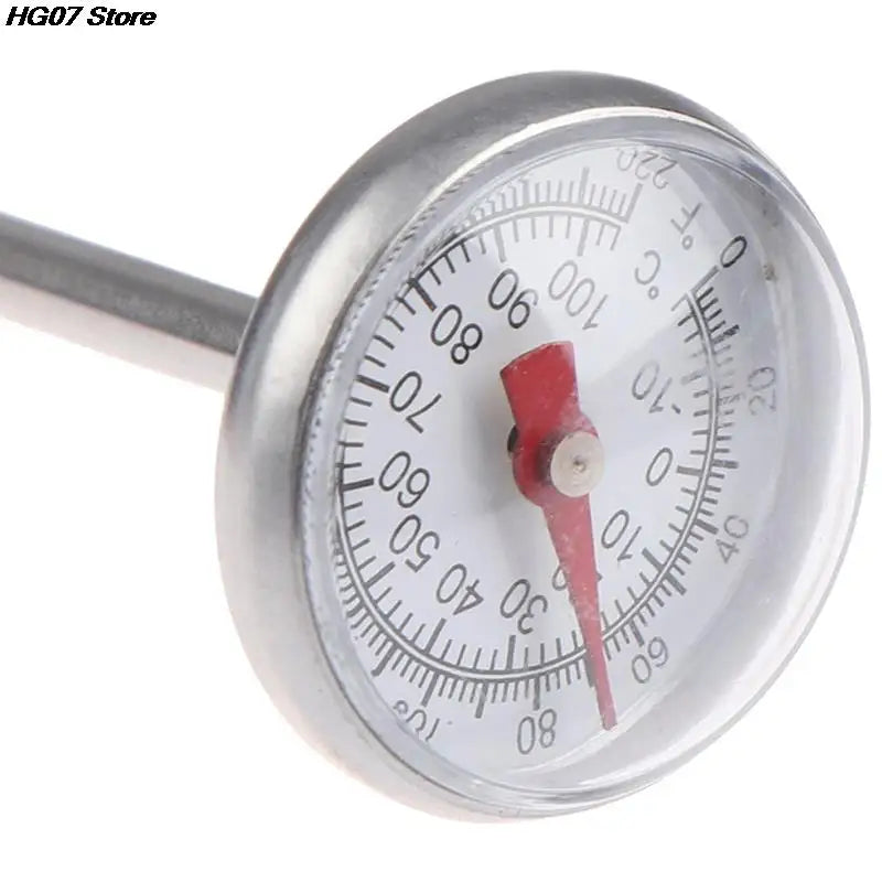 Stainless Steel Soil & Compost Thermometer | 0–100°C Dial