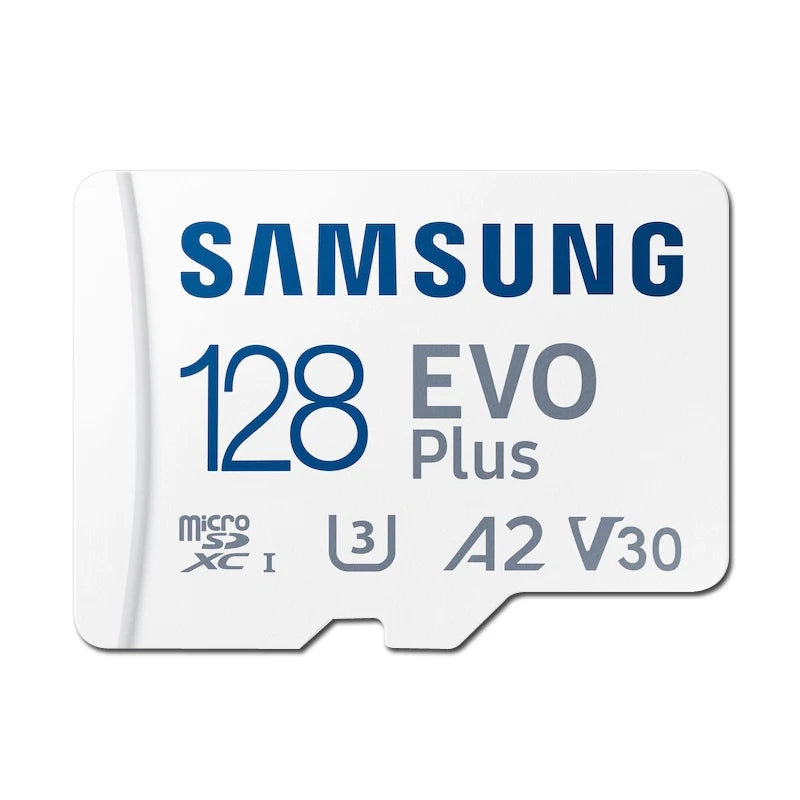 Samsung EVO Plus MicroSD 64GB–512GB | U3 V30 A2 130MB/s MicroSD Memory Card PRIMED