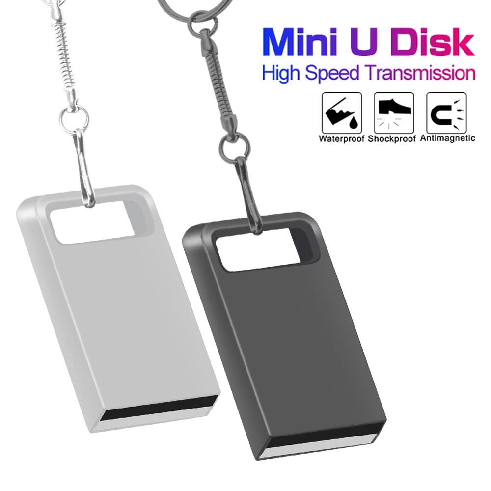 Metal USB Flash Drive 8GB–128GB | Fast Thumb Drive Pendrive USB Flash Drive PRIMED