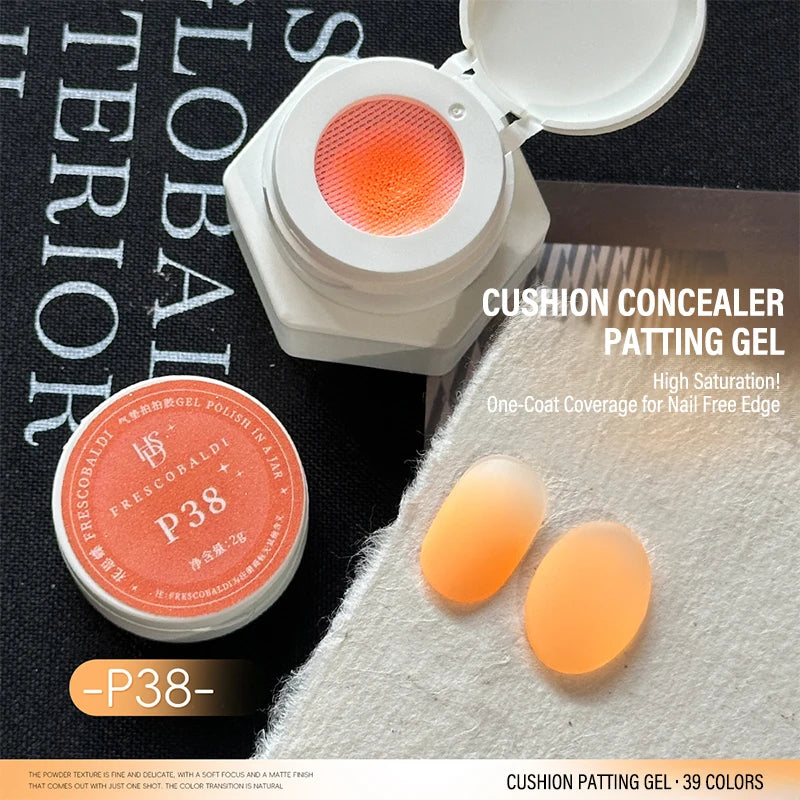 39-Color No-Wipe Cushion Patting Gel – Gradient UV Nail Polish