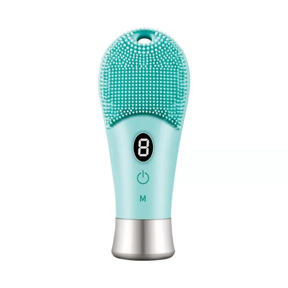 Silicone Electric Sonic Face Scrubber | 9-Speed Ultrasonic Brush