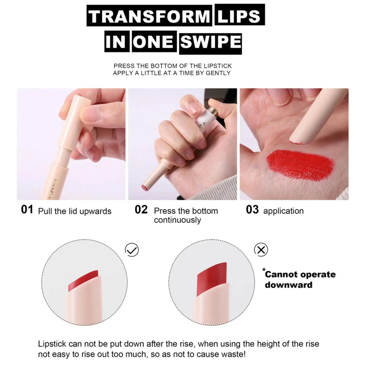 Handaiyan Jelly Mirror Lip Gloss – Long-Lasting Press-On Tint Lip Gloss Pen PRIMED