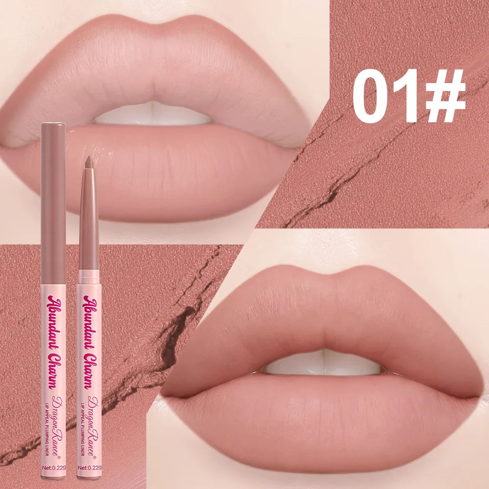 Rose Pink Matte Lip Liner Pencil – Waterproof, Long-Lasting Lip Liner Pencil PRIMED 01