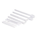 Wall Mounted Toilet Concealed Tank Push Bar Set – White