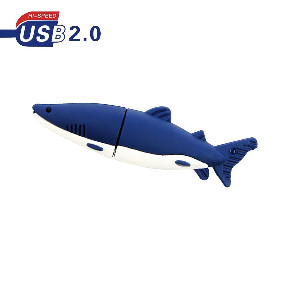 Cute Animal USB Flash Drive Turtle Fish Dolphin 4GB–128GB Novelty USB Flash Drive PRIMED 16 GB Style3