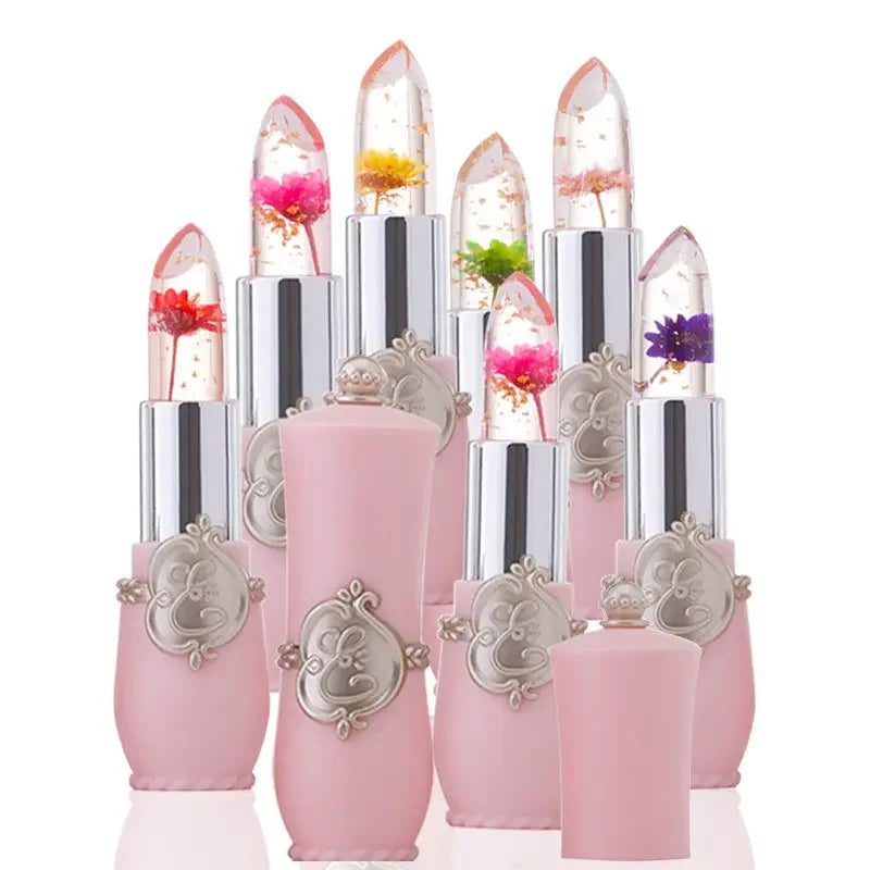 Blana Flower Jelly Lipstick – Color-Changing Waterproof, 6 Shades Color-Changing Lipstick PRIMED