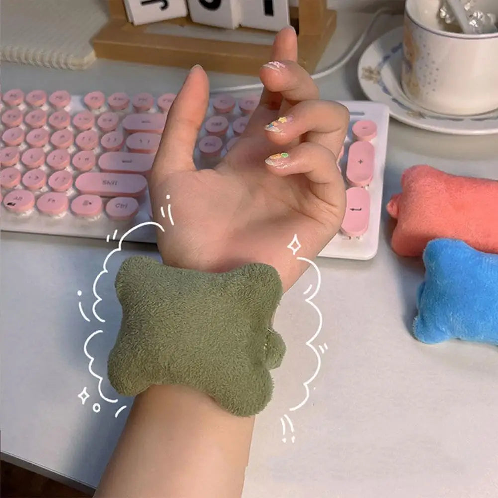 Wearable Plush Wrist Rest Cushion | Keyboard & Mouse Support Wrist Rest Cushion PRIMED