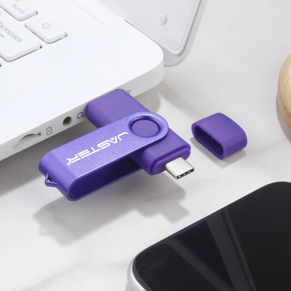 JASTER 2-in-1 Type-C USB 3.0 Flash Drive | OTG Pen Drive USB Flash Drive PRIMED