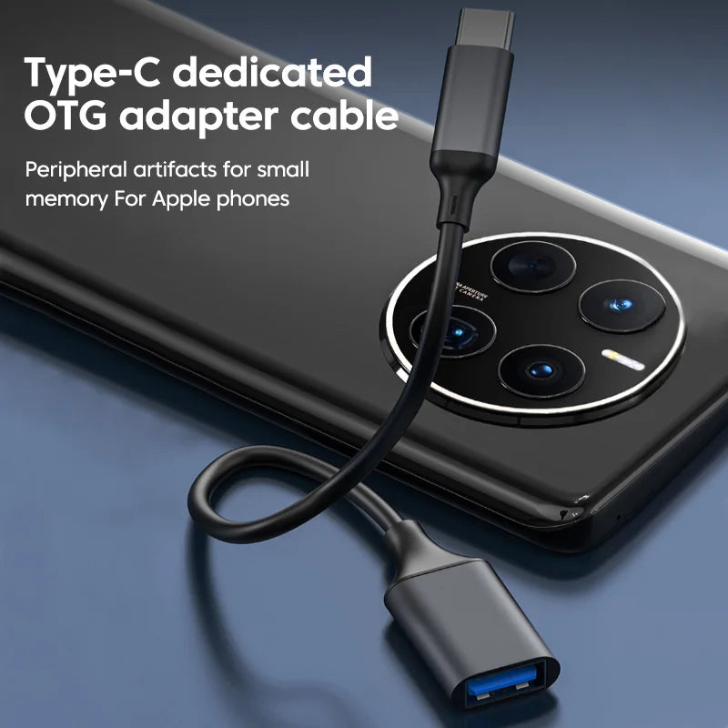 USB-C to USB 3.0 Female OTG Adapter | Fast Data Transfer USB-C OTG Adapter PRIMED