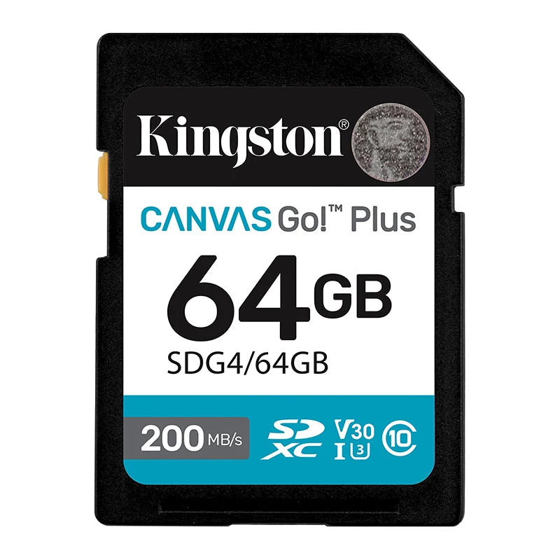 Kingston A2 V30 SDXC Memory Card 4K – 64GB to 1TB SD Memory Card PRIMED 64 GB