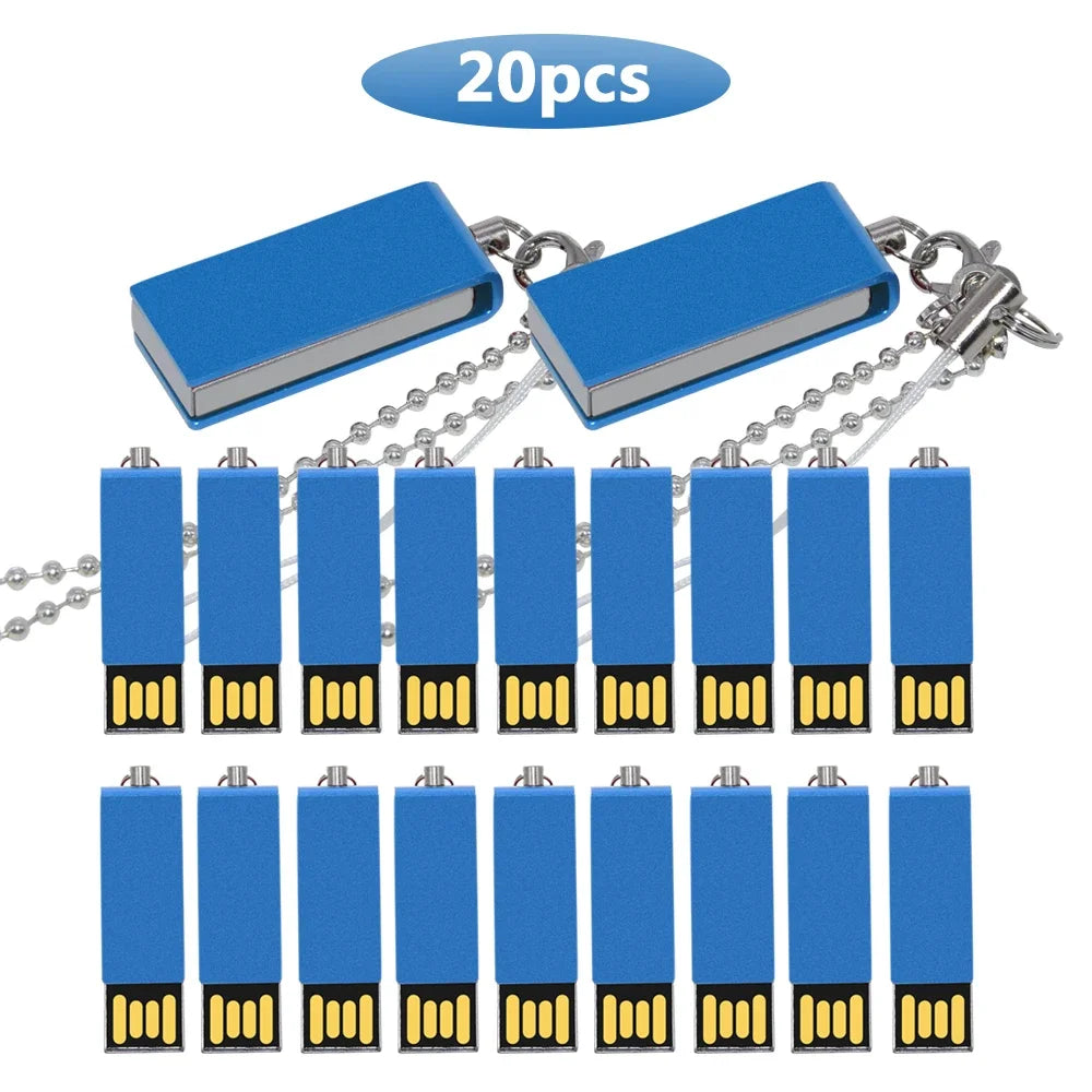 USB Flash Drives 20-Pack | 512MB–128GB Custom Logo Pen Drive USB Flash Drive PRIMED