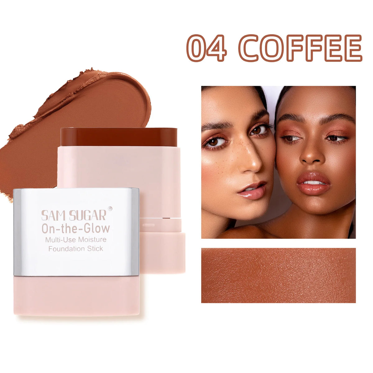 SAM SUGAR Oil Control Foundation Stick – Waterproof Concealer