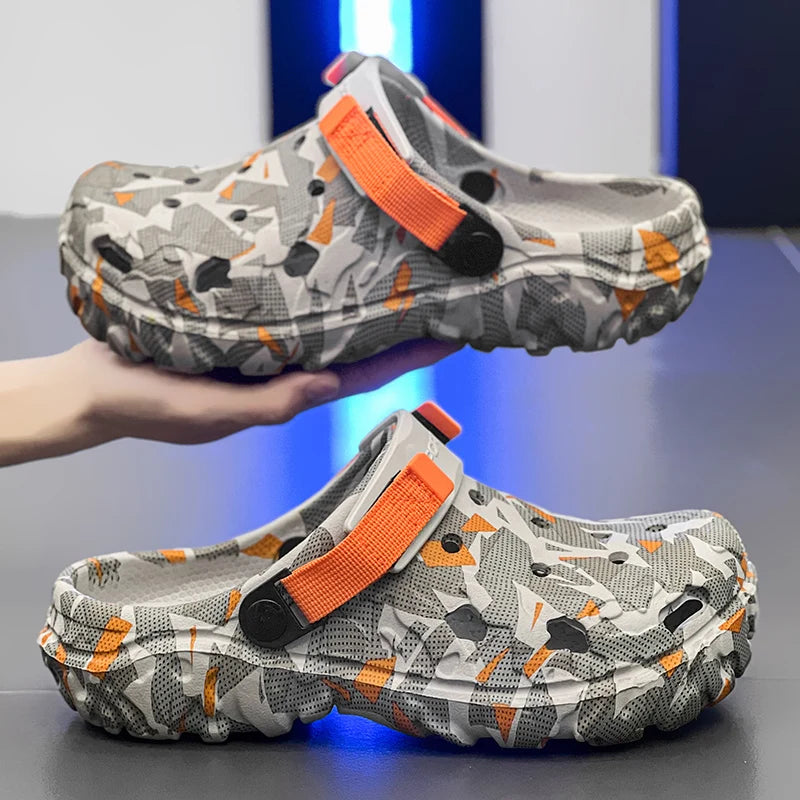 Men's Camouflage EVA Clogs – Garden Slip-On Sandals Men's Clogs Sandals PRIMED