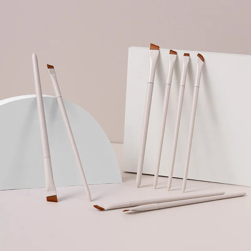 Angled Eyeliner & Eyebrow Brush Set – 1, 3, 7 or 9 Pcs Eye Makeup Brush Set PRIMED