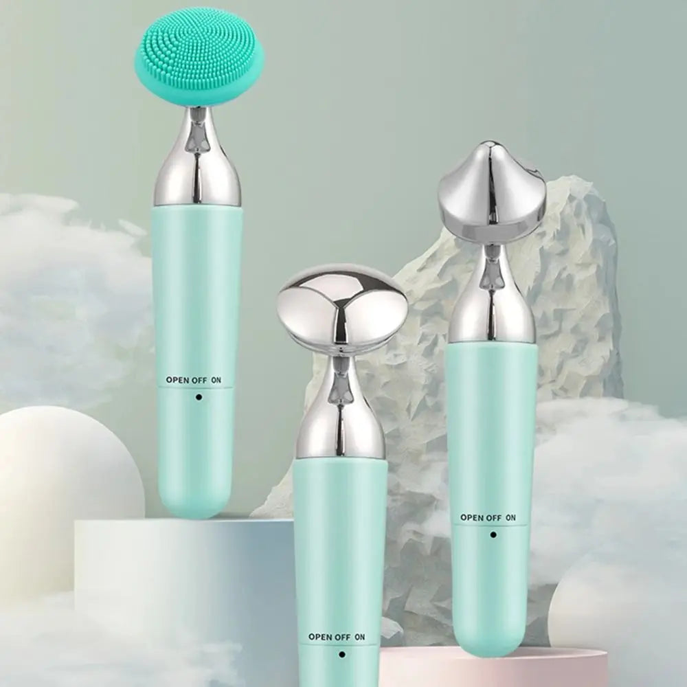 USB Rechargeable Electric Facial Cleanser & Vibration Beauty Tool