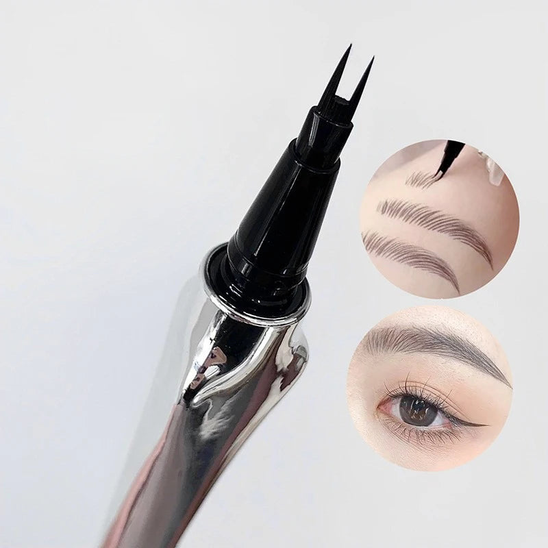 Ultra-Fine Split-Tip Eyebrow Pencil & Eyeliner – Waterproof Eyebrow Pencil PRIMED