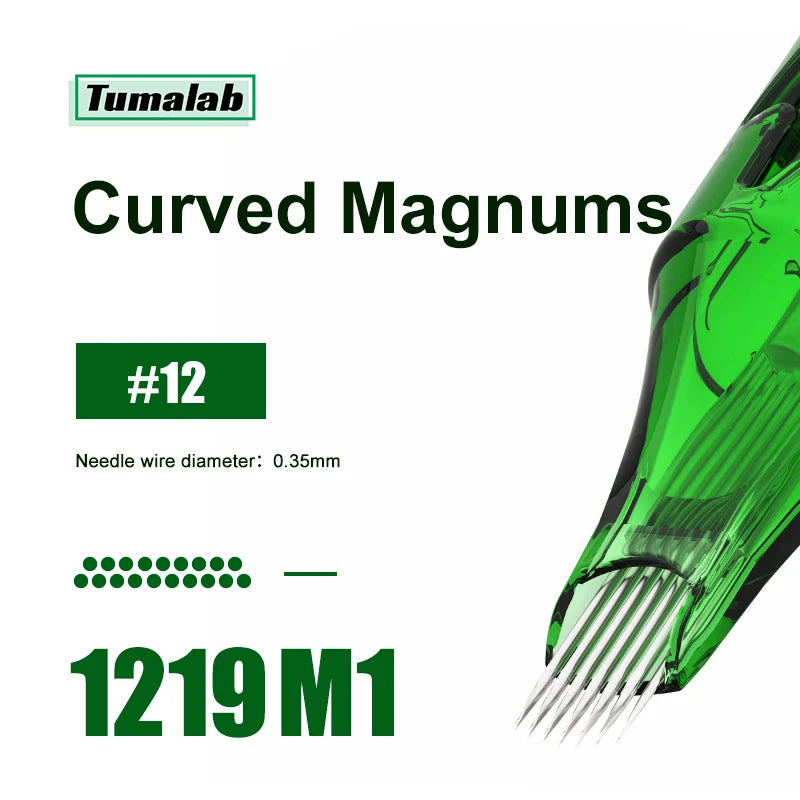 TUMAlab Tattoo Cartridge Needles – Sterilized 50+ Configs