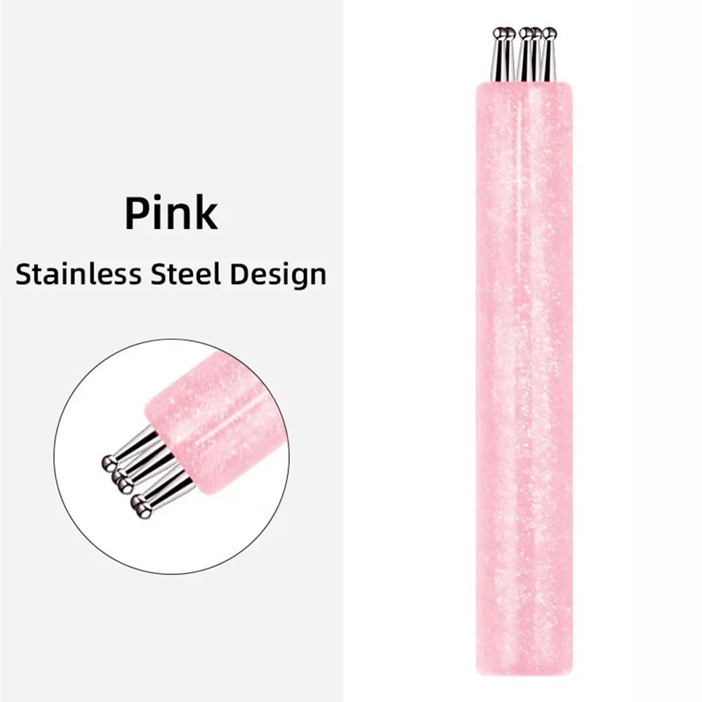 Five-Petal Flower Nail Art Dotting Pen – Diamond Setting Tool Nail Art Dotting Tool PRIMED A3